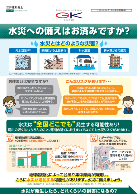 GKすまいの保険パンフレット
